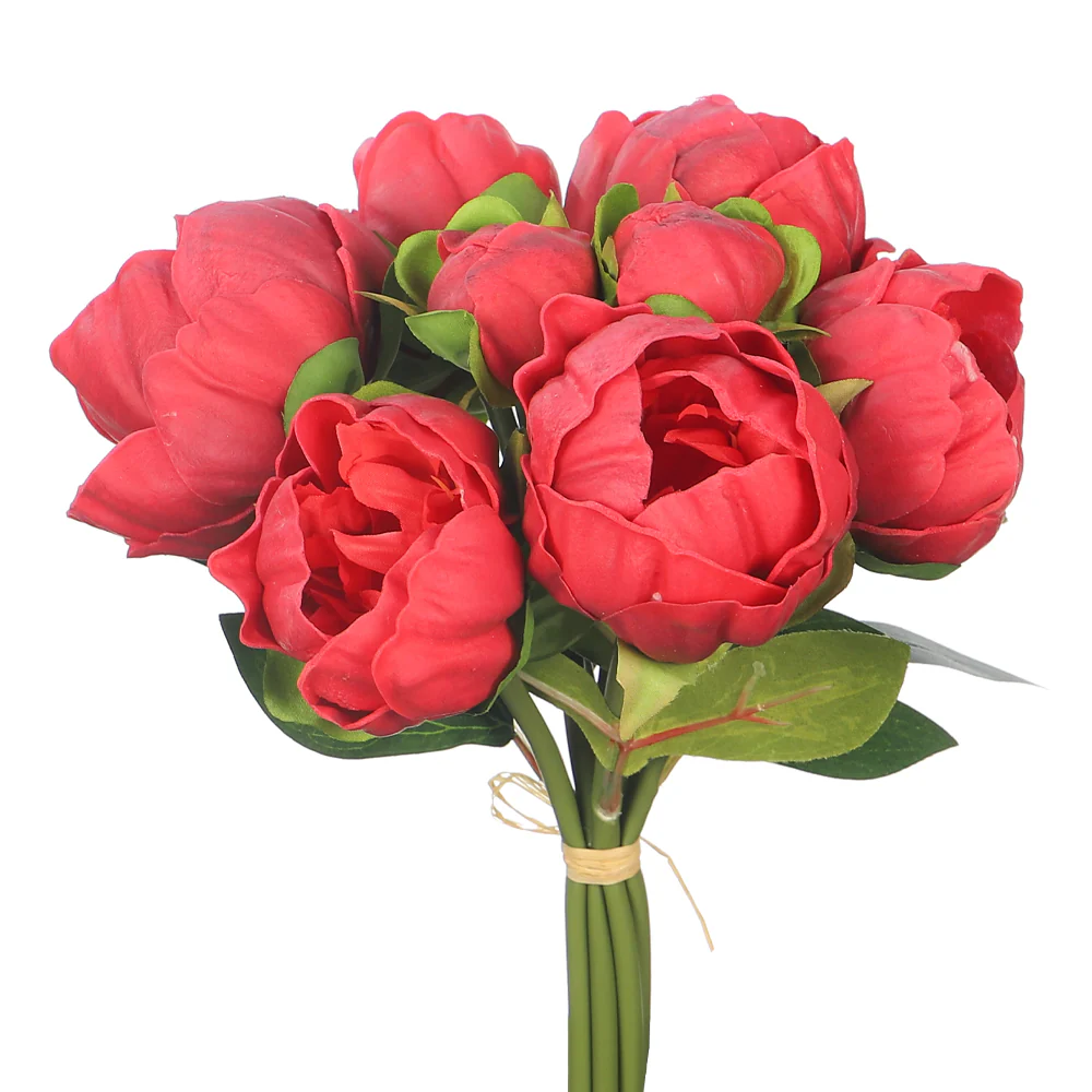 Real Touch Peony Singe Bunch (without vase) - Image 12