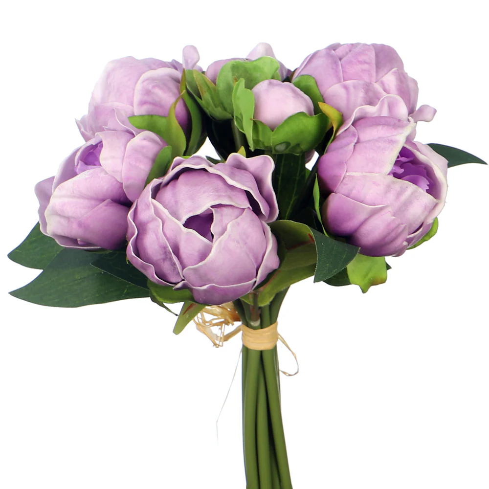 Real Touch Peony Singe Bunch (without vase) - Image 20