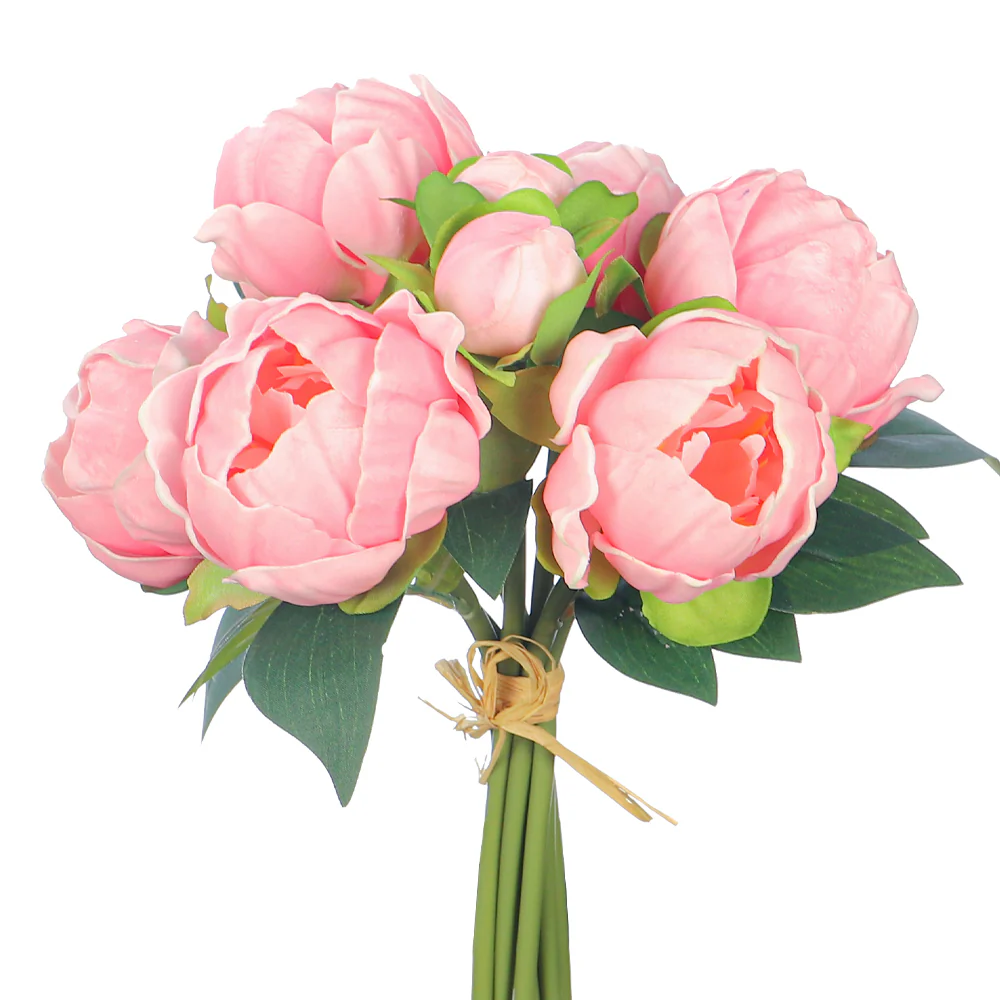 Real Touch Peony Singe Bunch (without vase) - Image 24