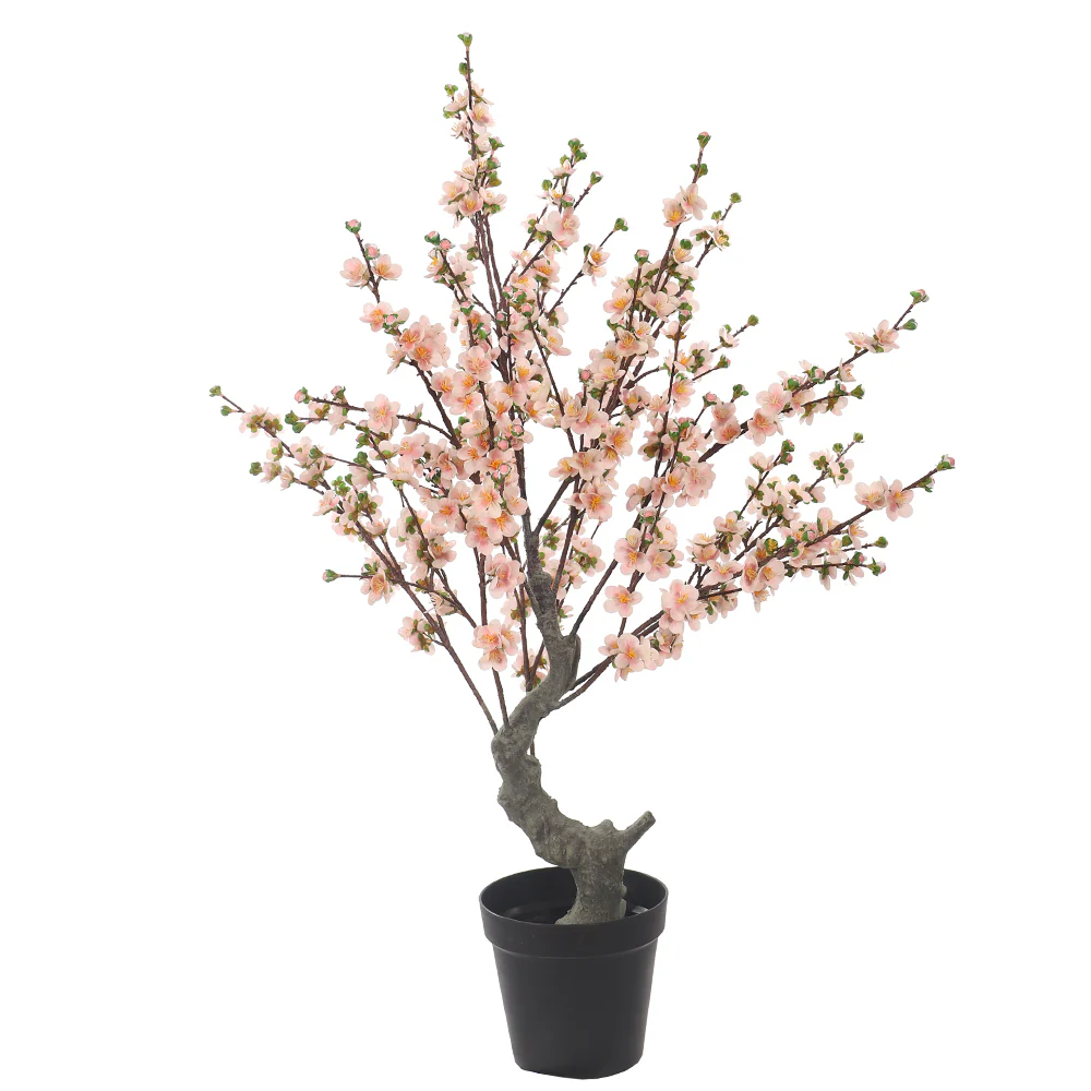 Realistic Artificial Cherry Tree(with black nursery pot) - Image 6