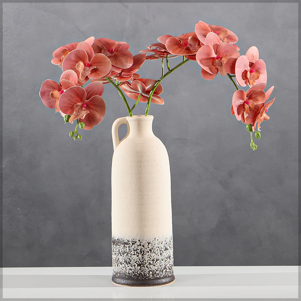 Realistic Artificial Single Stem Orchid Flower(without vase) - Image 13