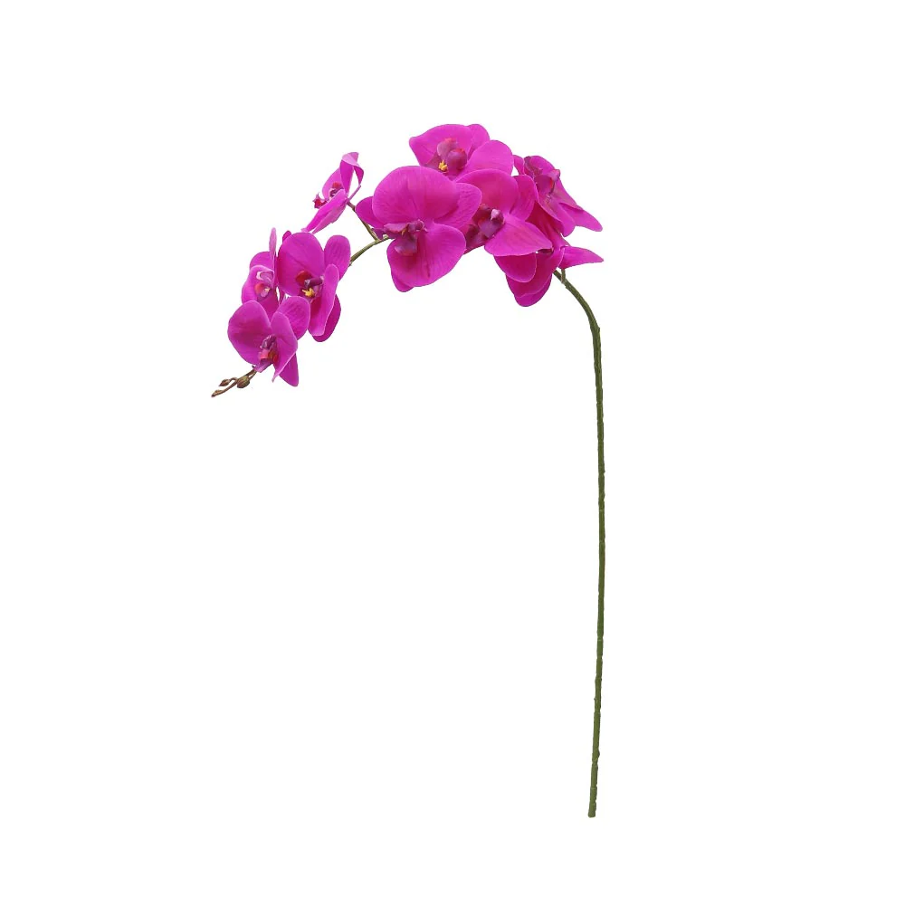 Realistic Artificial Single Stem Orchid Flower(without vase) - Image 27