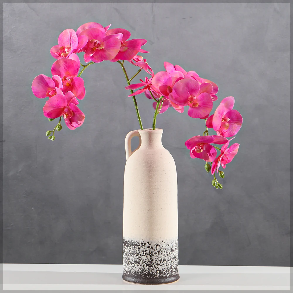 Realistic Artificial Single Stem Orchid Flower(without vase) - Image 9