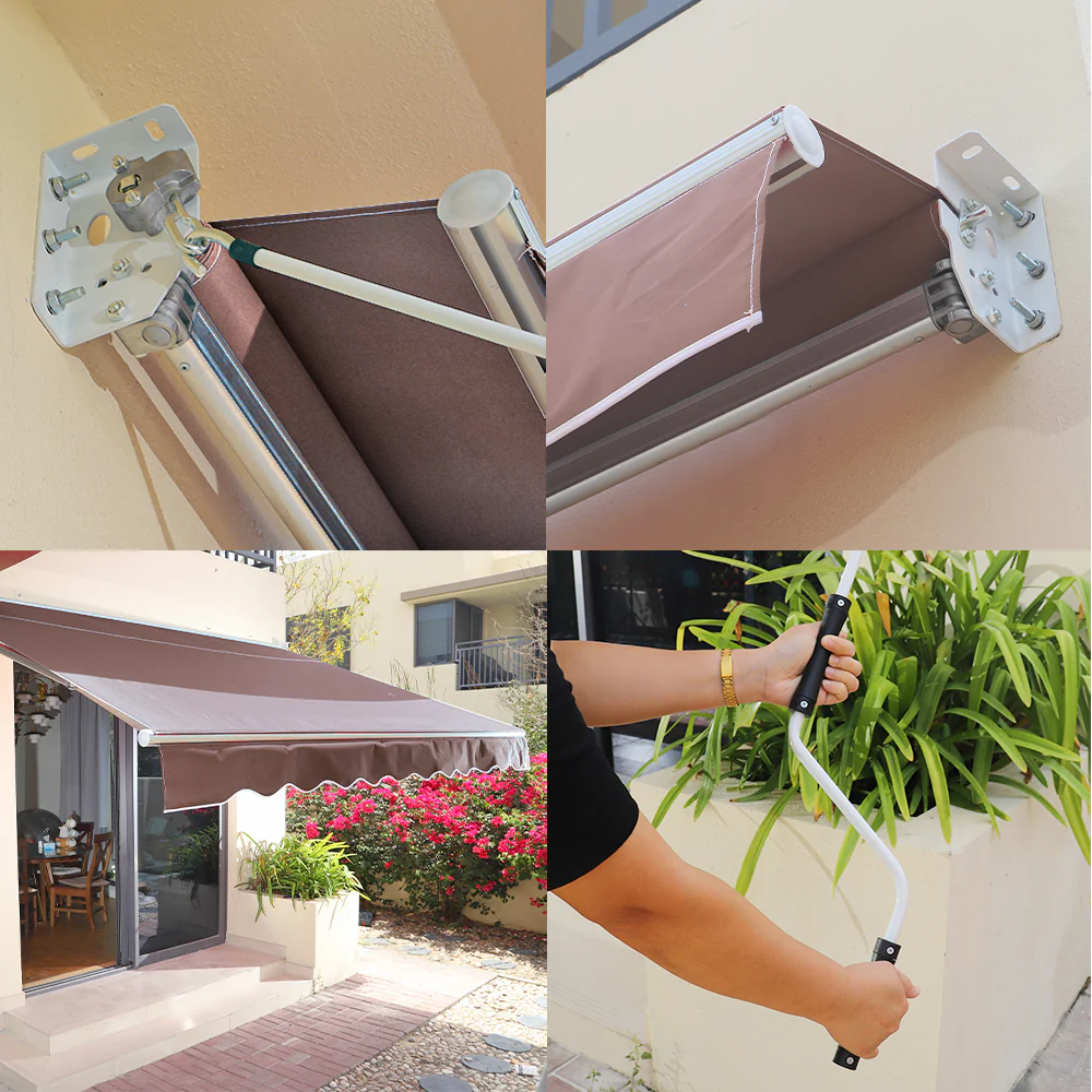 Retractable Awning Patio Sun Shade - Image 6