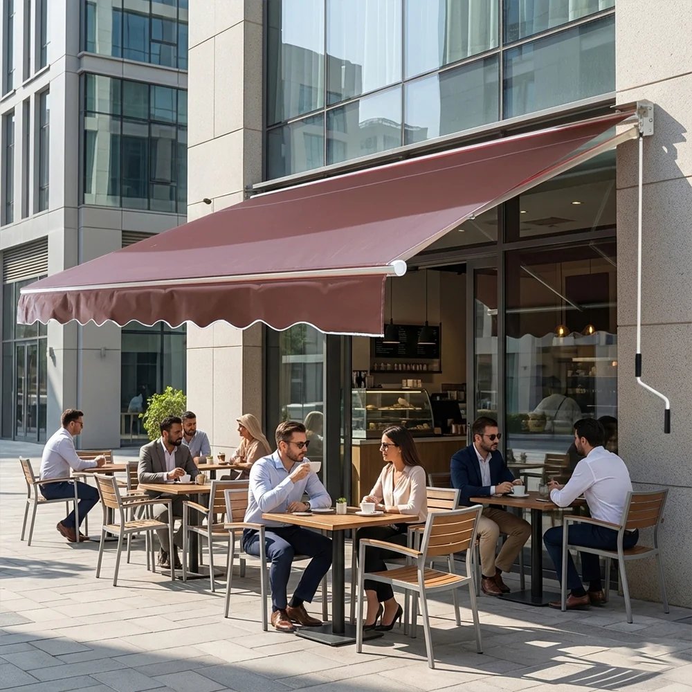 Retractable Awning Patio Sun Shade - Image 9