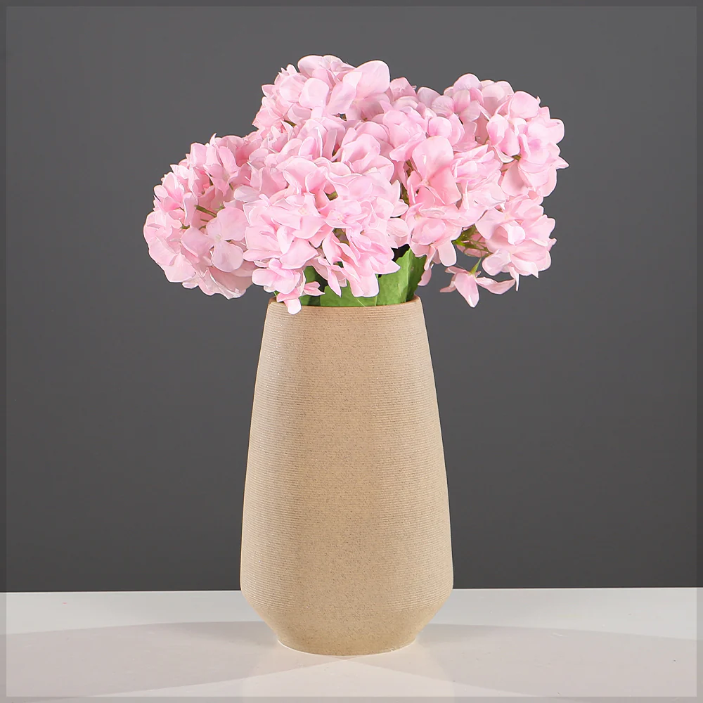 Rough Brushed Surface Vases for Flowers - Image 4
