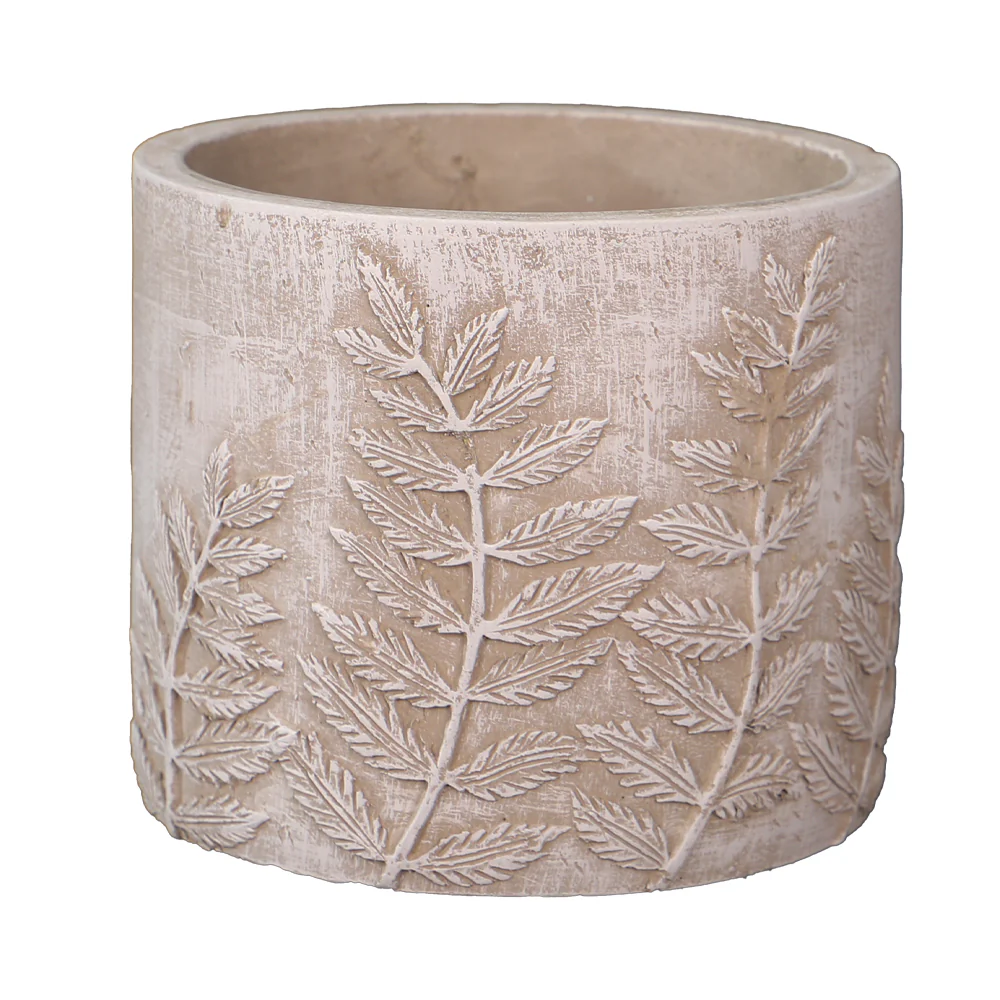 Round Cement Vase - Image 2
