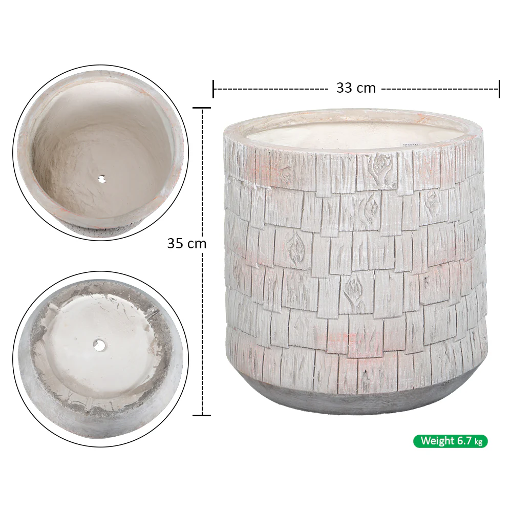 Round Creative Layered Design Planter - Image 6