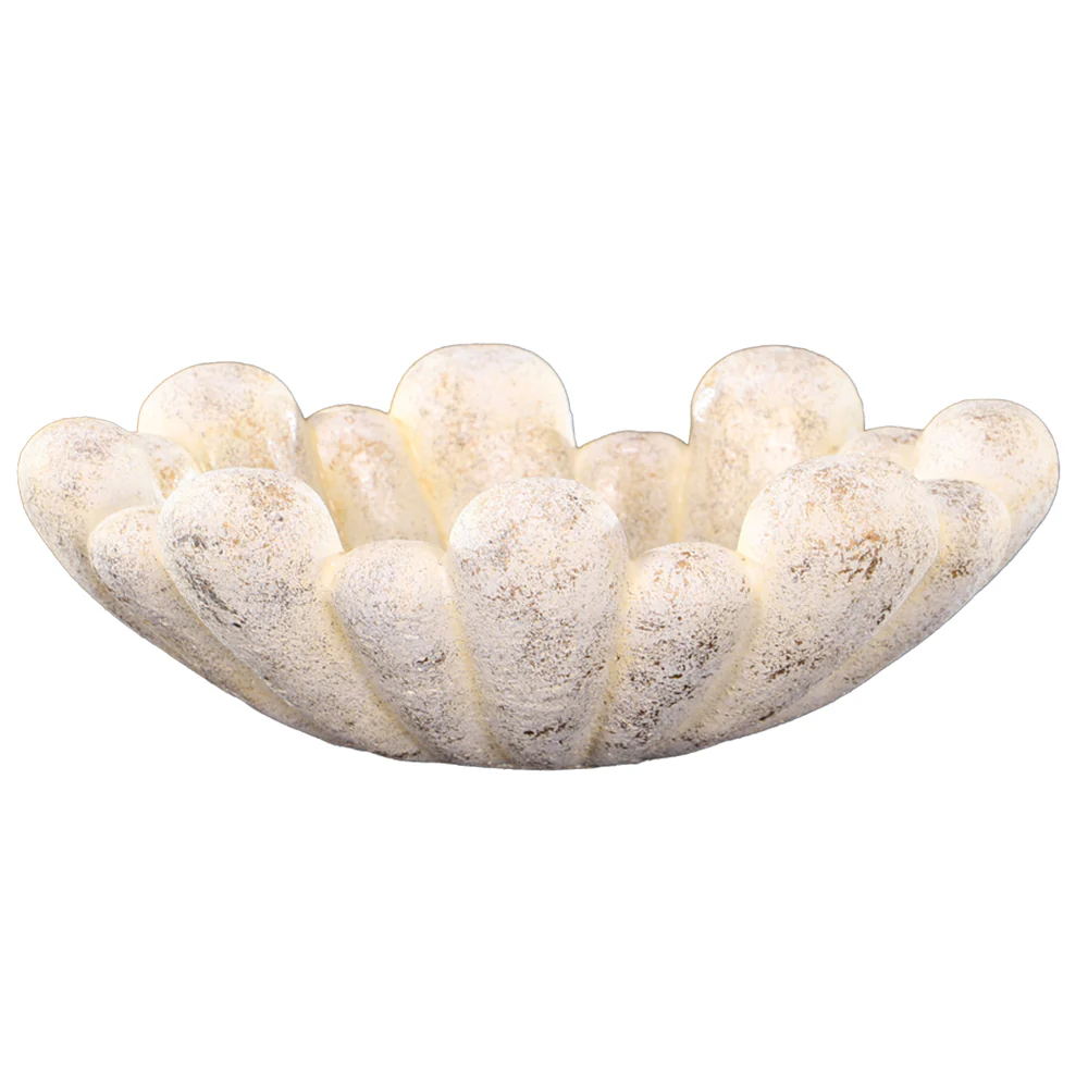 Rustic Scalloped Decorative Vase - Image 11