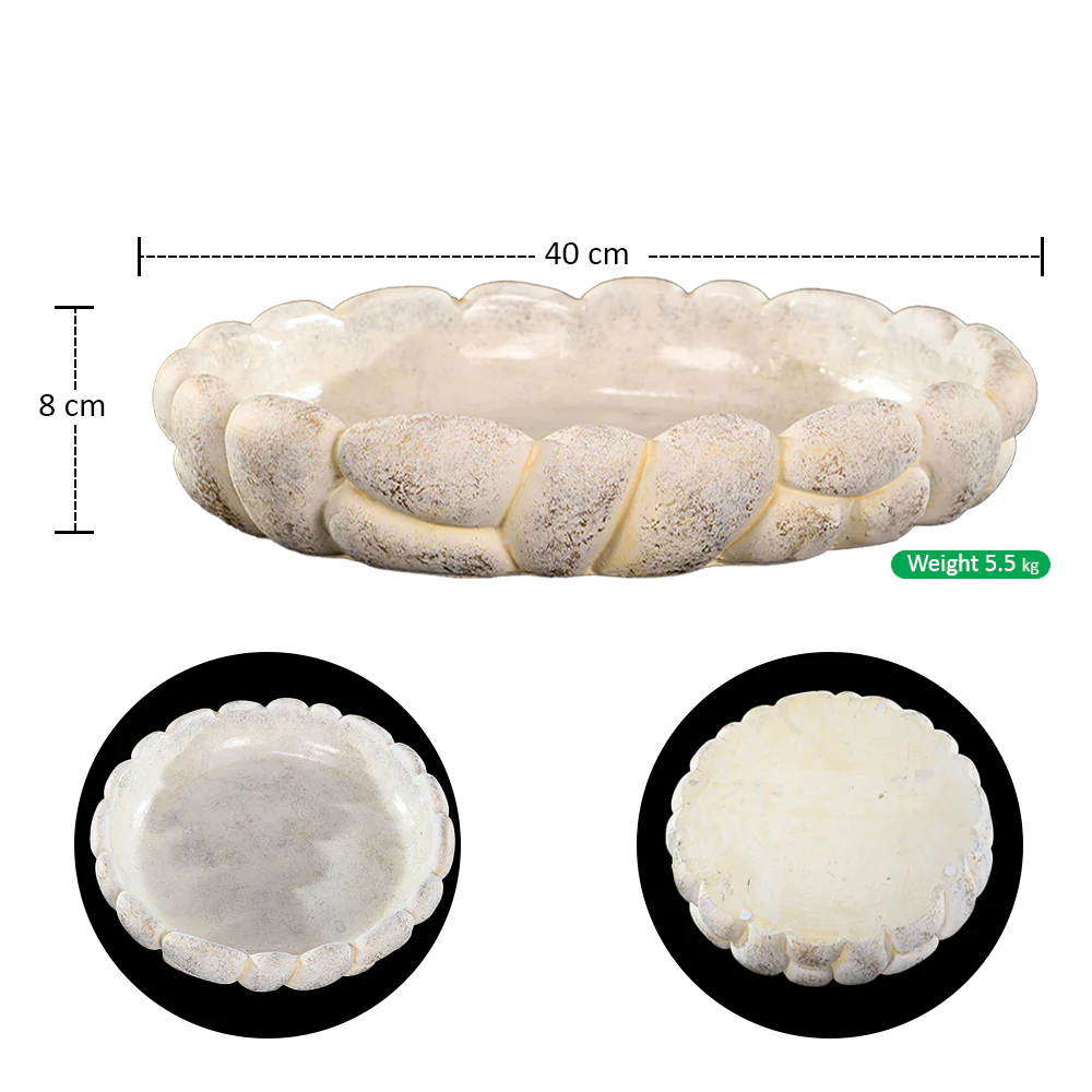Rustic Textured Decorative Bowl - Image 5