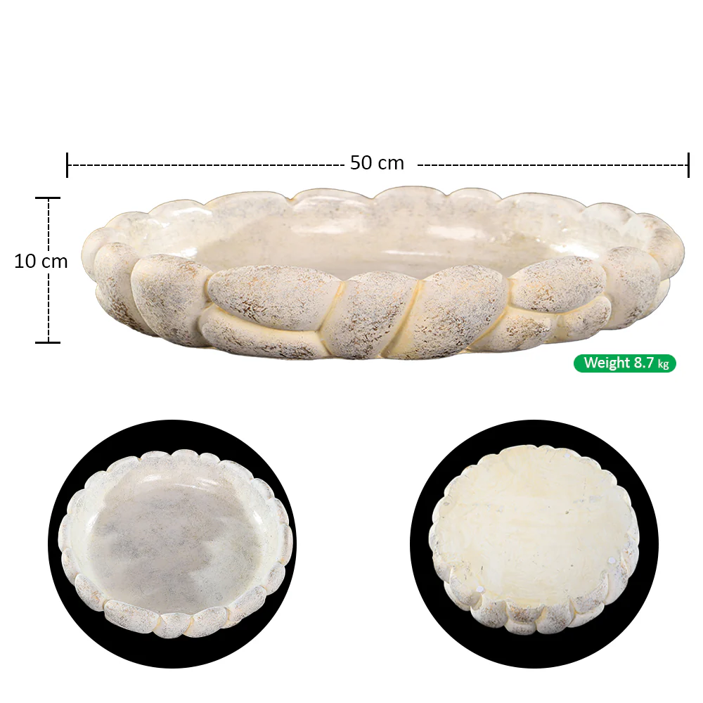 Rustic Textured Decorative Bowl - Image 8
