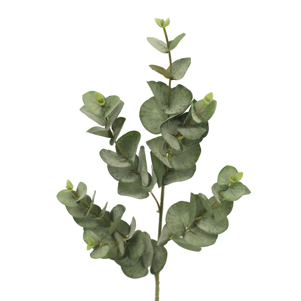 Silk Artificial Eucalyptus Leaf Green - Image 2