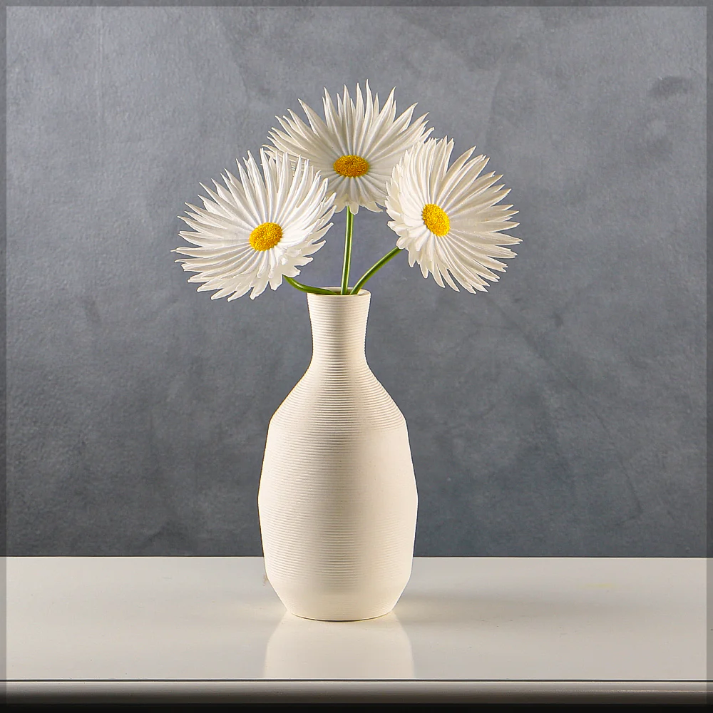 Single Stem Artificial Daisy Flower(without vase)