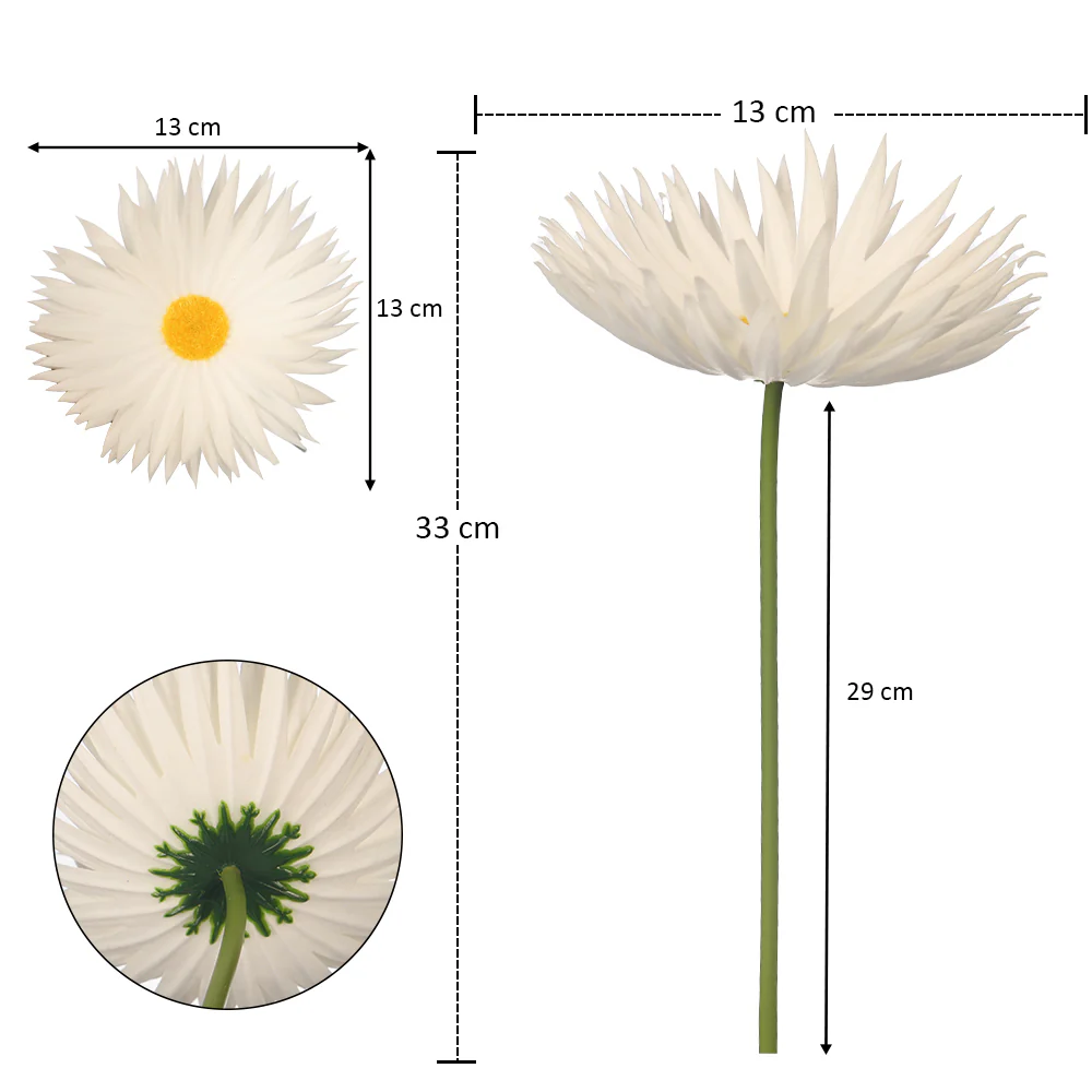 Single Stem Artificial Daisy Flower(without vase) - Image 2