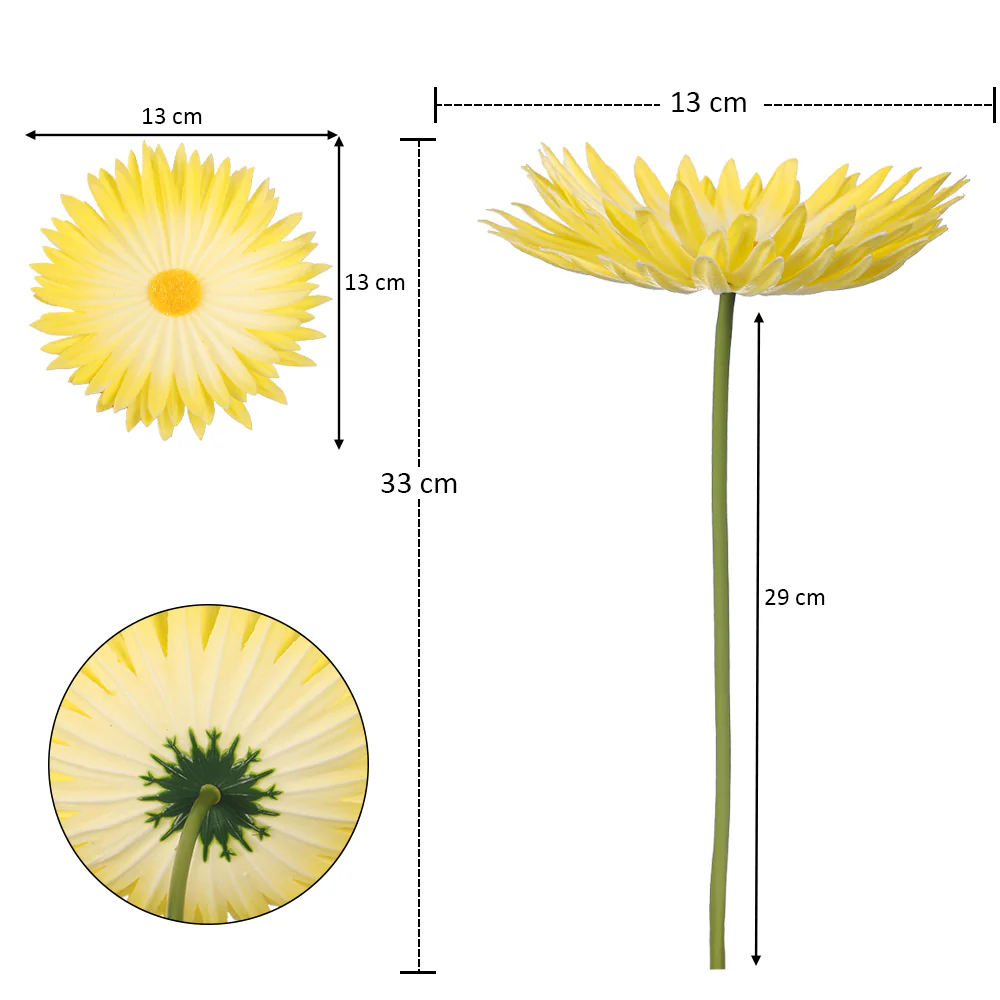 Single Stem Artificial Daisy Flower(without vase) - Image 6