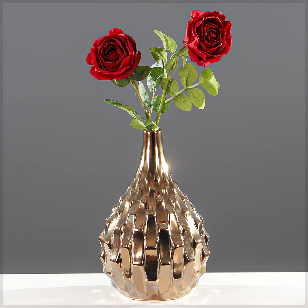 Single Stem Artificial Red Roses - Image 8