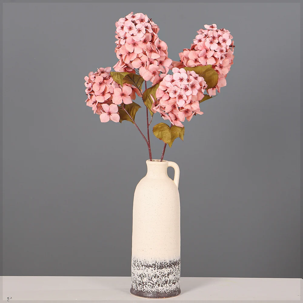 Single Stem Hydrangea Flower without Vase