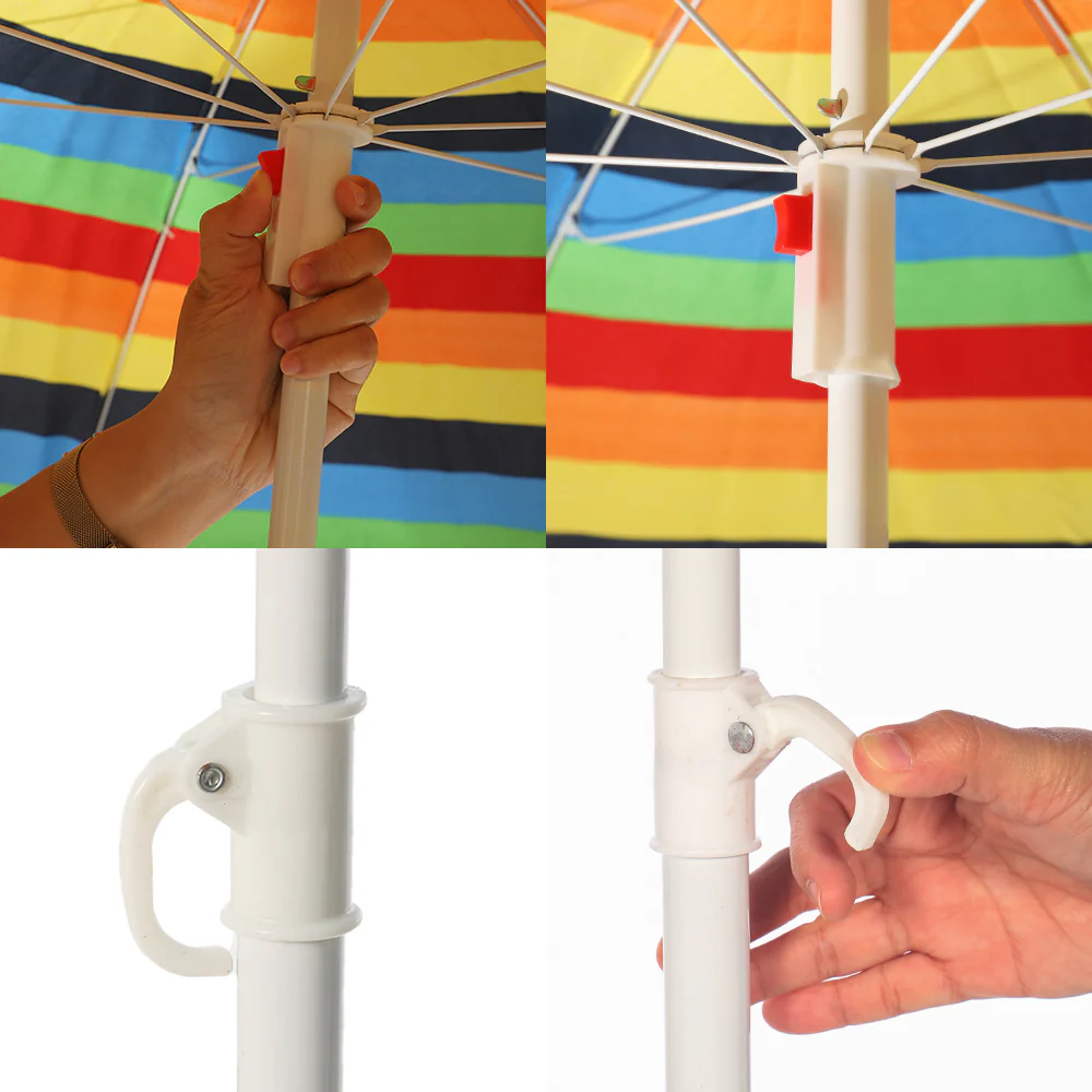 Small Patio Outdoor/ Beach Umbrella without Base (Umbrella Only) - Image 44
