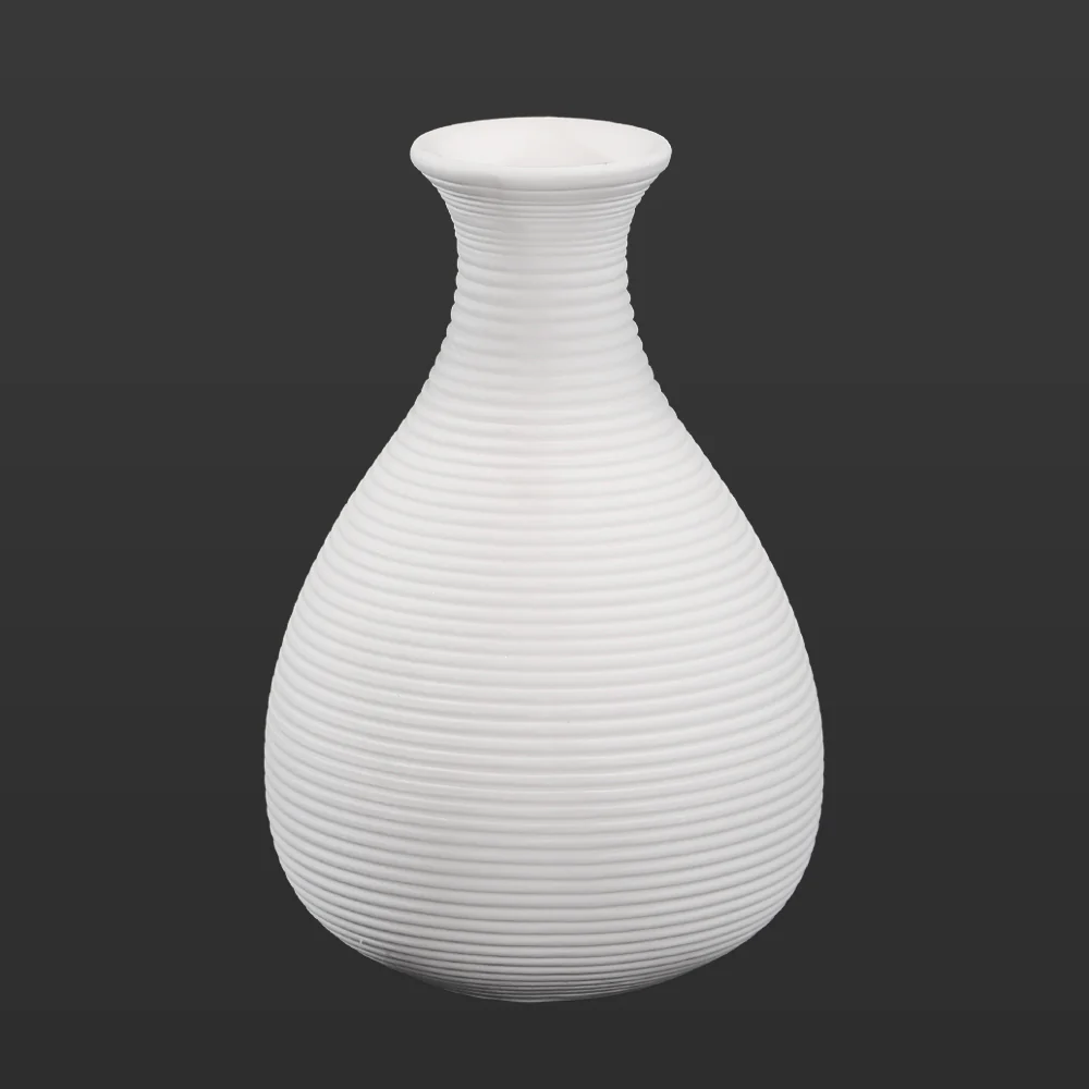 Small Sizes White Ceramic Vase - Image 11