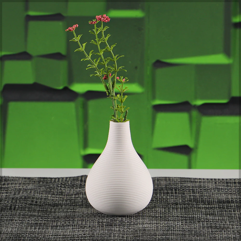 Small Sizes White Ceramic Vase - Image 16
