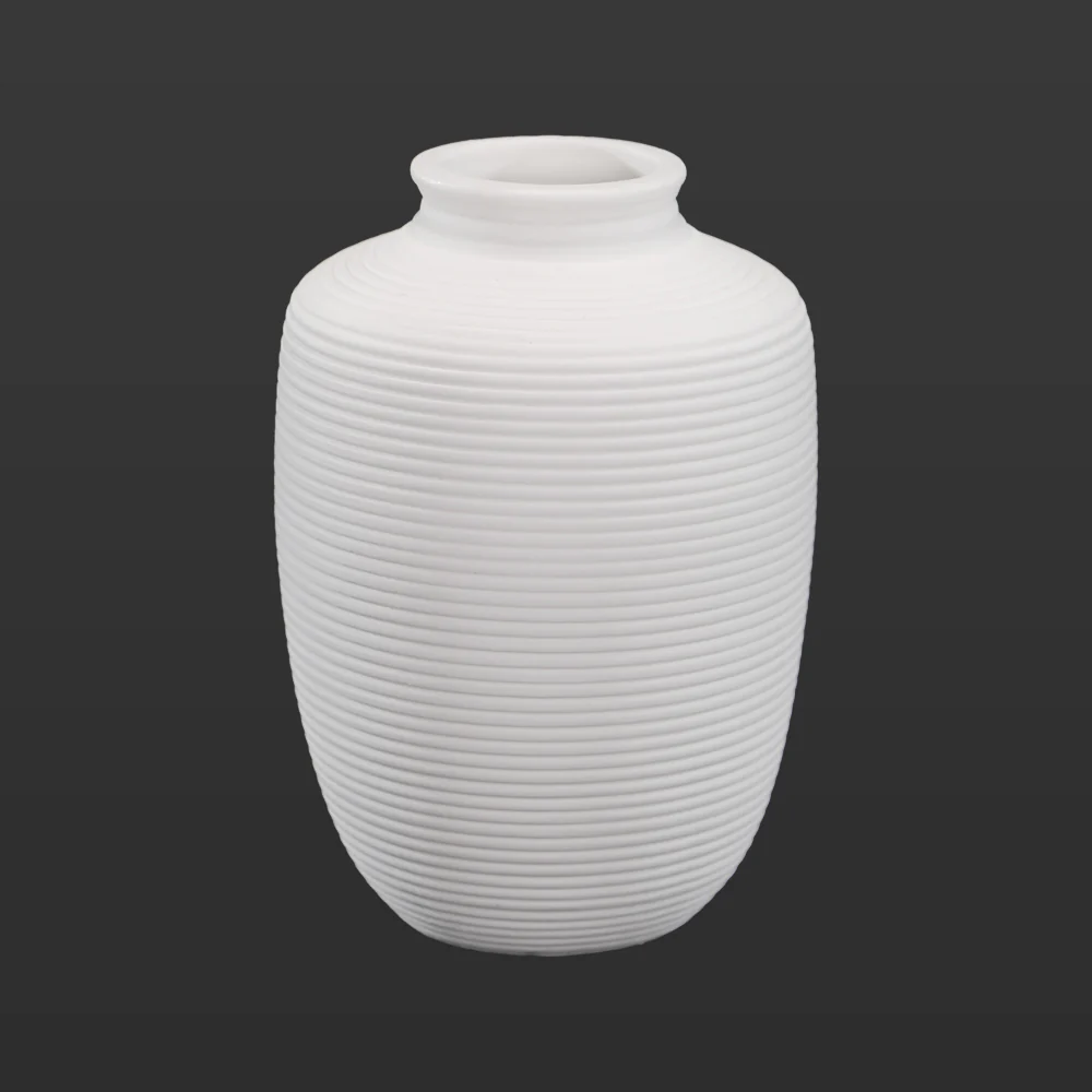 Small Sizes White Ceramic Vase - Image 5