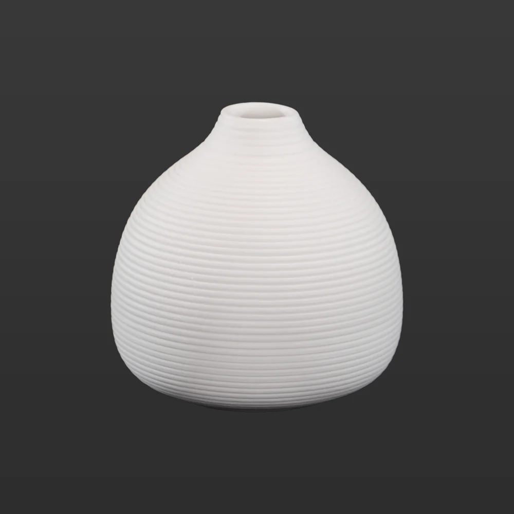 Small Sizes White Ceramic Vase - Image 8