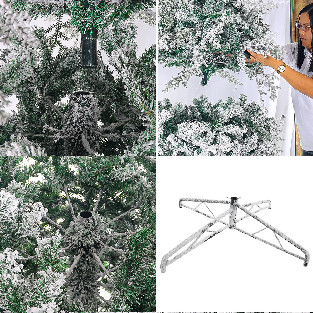 1 Piece Snowy Flocked Christmas Tree ( Chirstmas Tree only, Ornaments not Included) - Image 19