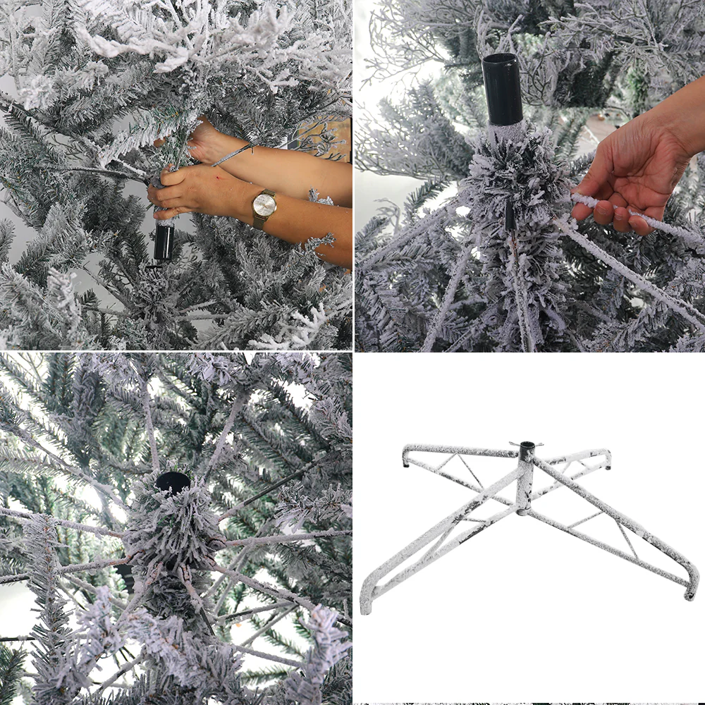 1 Piece Snowy Flocked Christmas Tree ( Chirstmas Tree only, Ornaments not Included) - Image 20