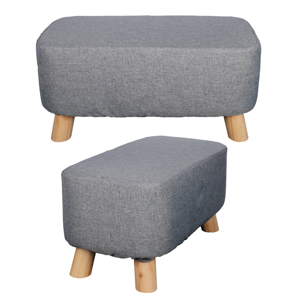 Solid Wood Legs Footstool - Image 5