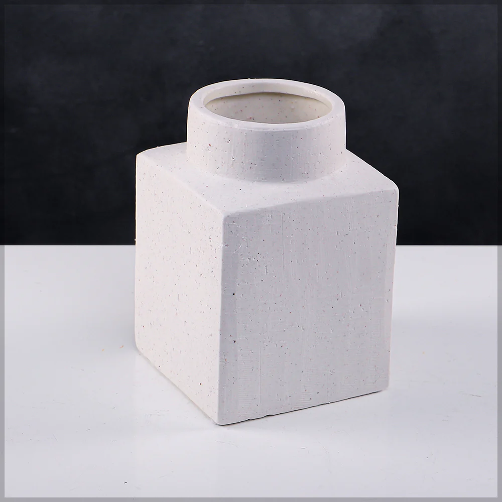 Square Design Decorative Vase