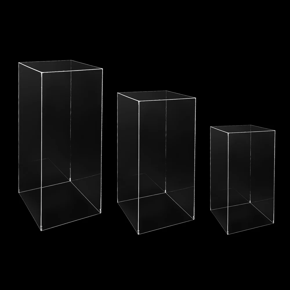 3-pc Modern Acrylic Stands - Image 2