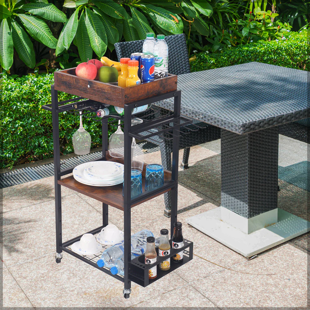 Wooden Storage Cart(Cart Only) - Image 6