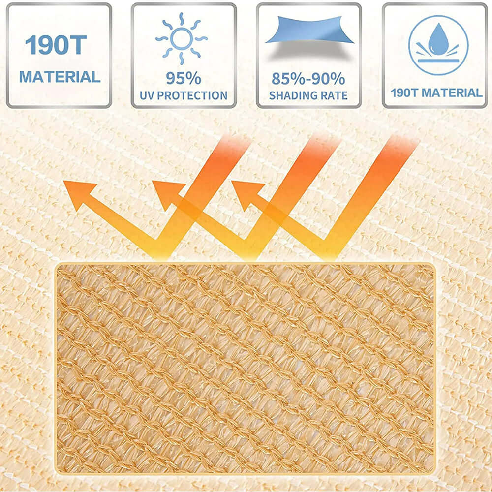 Sun Shade Sail Awning 400X600 CM - Image 7
