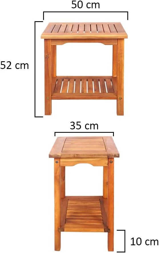Acacia Wood Table - Image 3