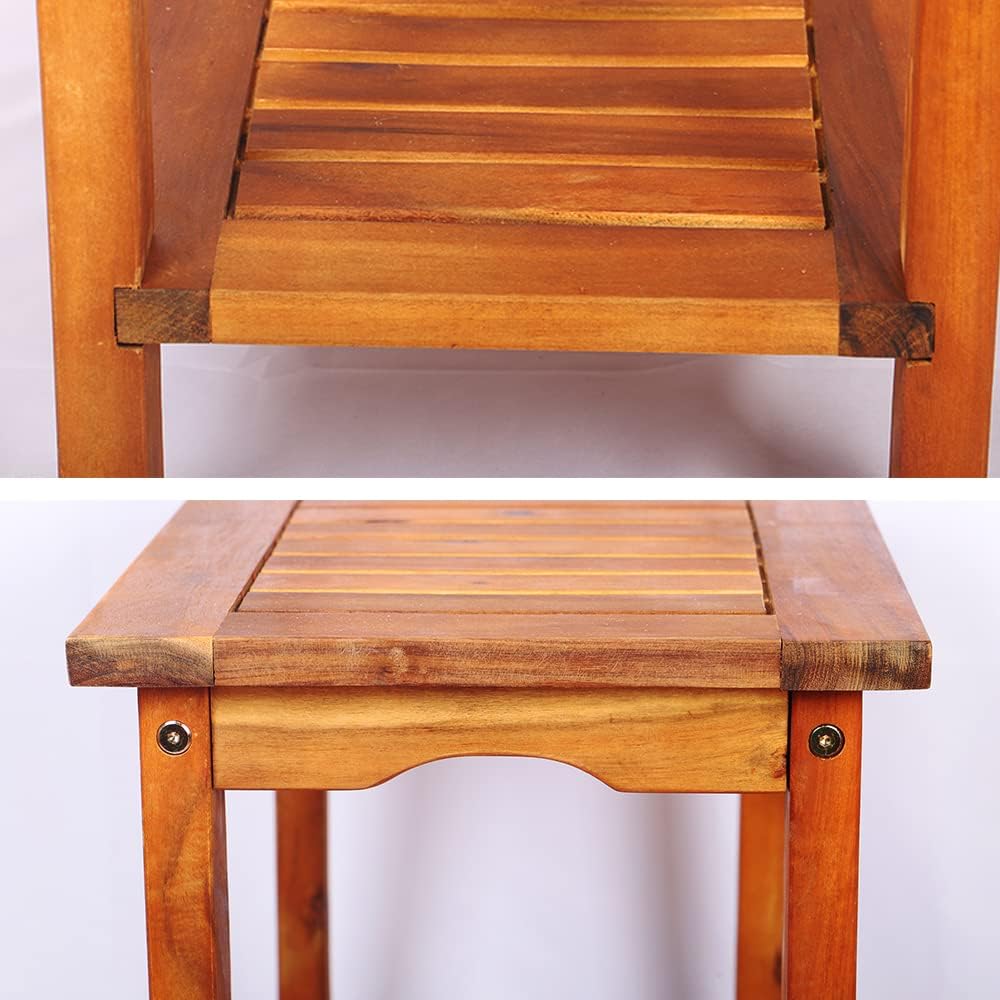 Acacia Wood Table - Image 5