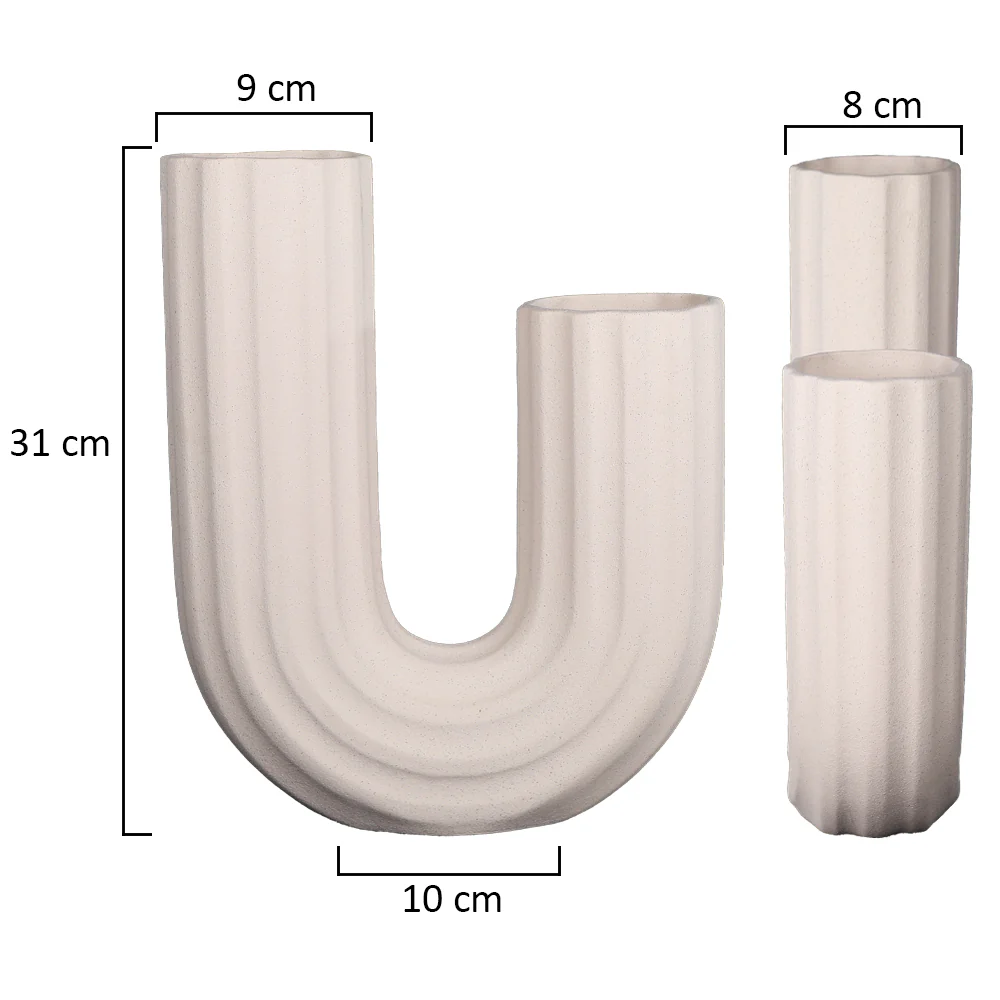 Trendy Stravalla Ceramic Vase(Flower Not Included) - Image 3