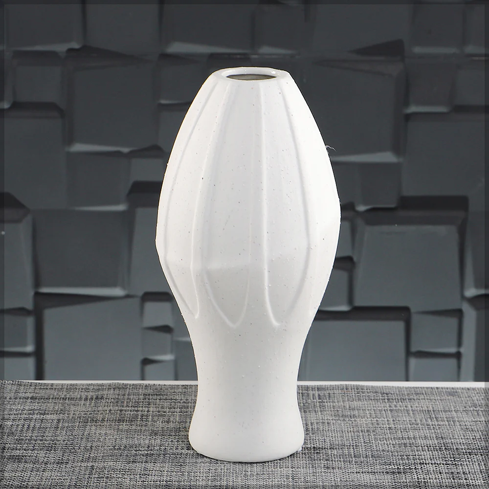 Minimalist Design White Ceramic Vase