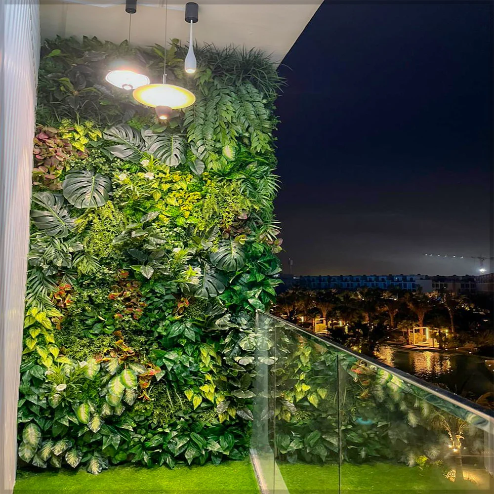 Vertical Garden in a Modern Balcony for display purposes only (non-sale)