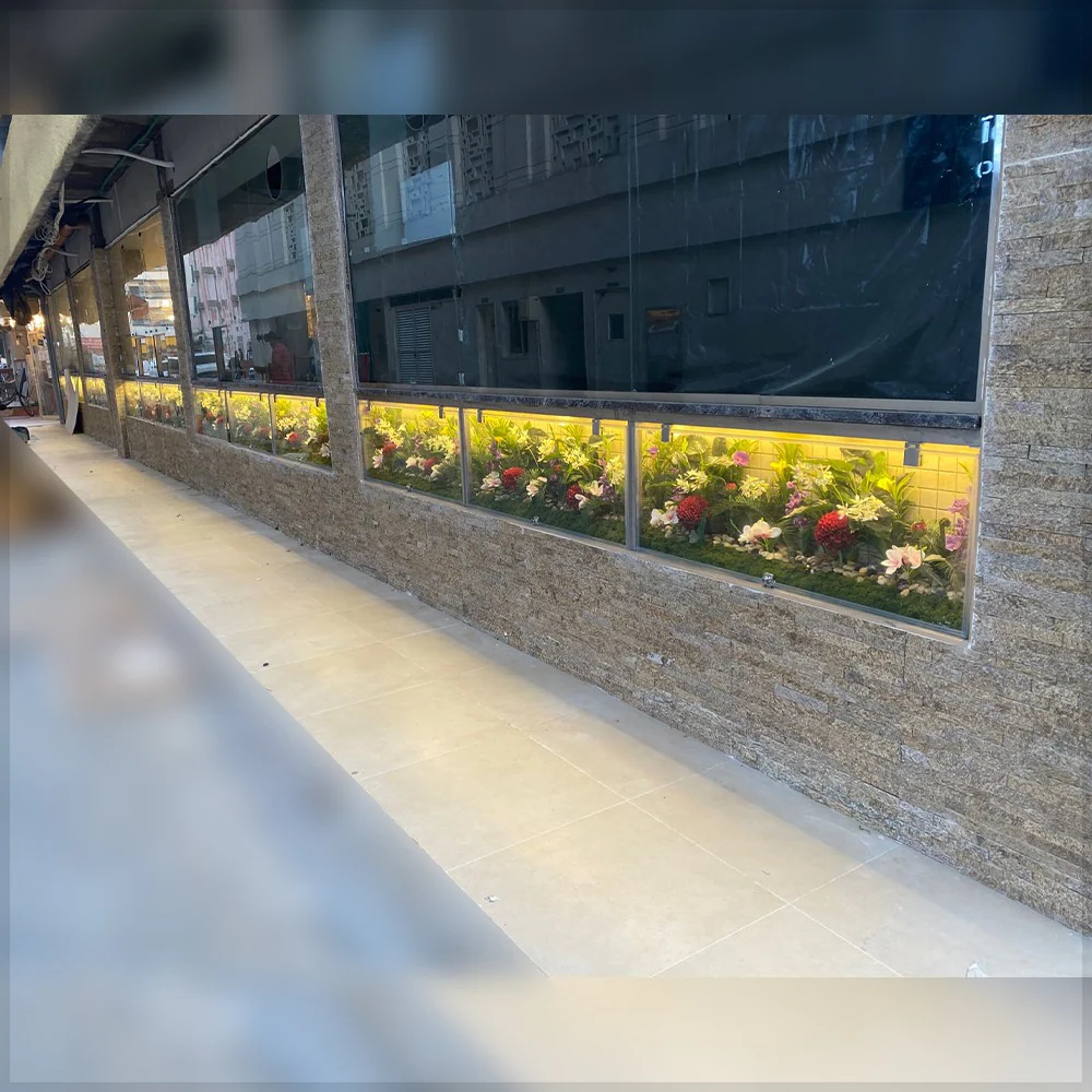 Vibrant Blooming Sanctuary with Green Wall Flower Accents for display purposes only (non-sale) - Image 8
