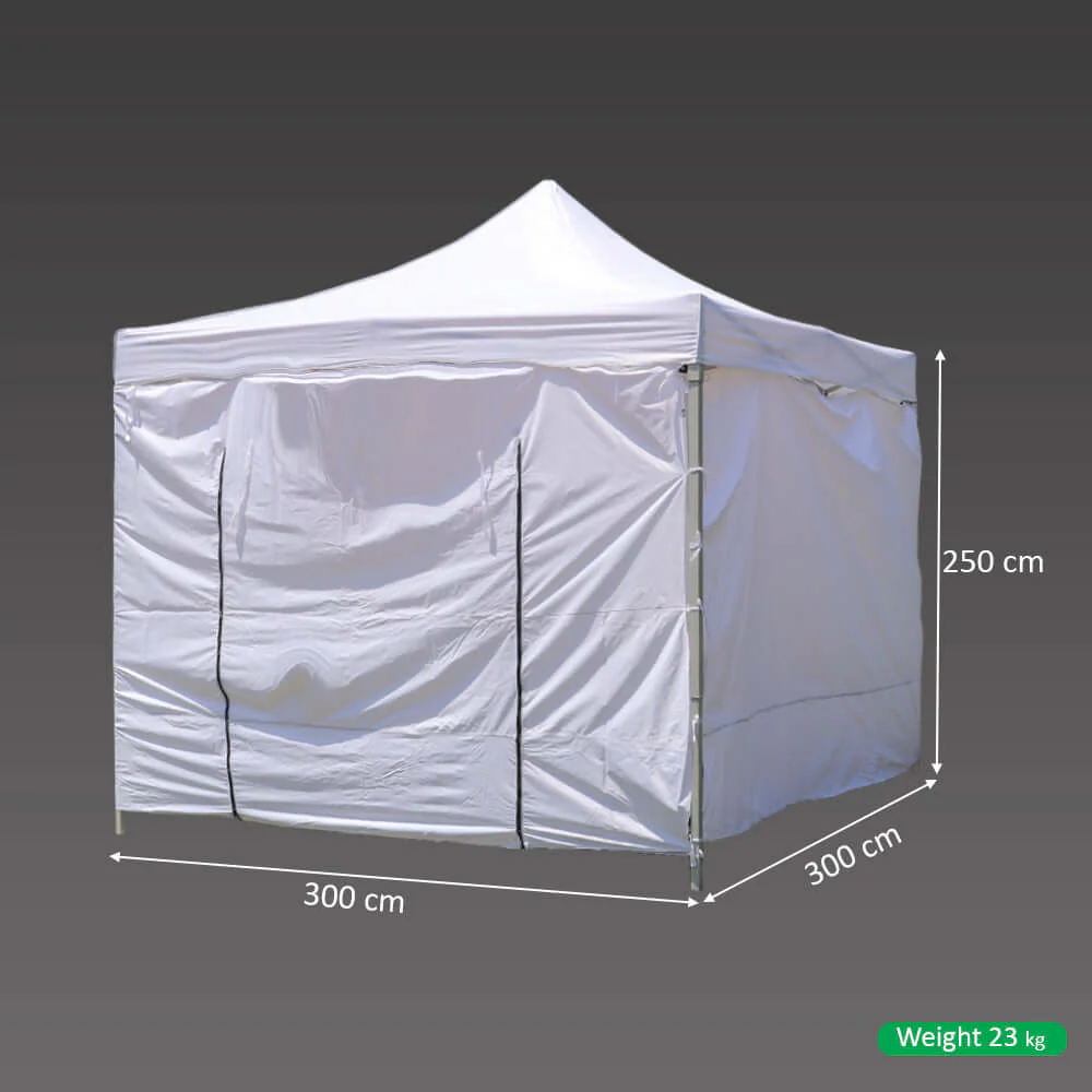 White Canopy Tent with 4sides Wall Cover - Image 9