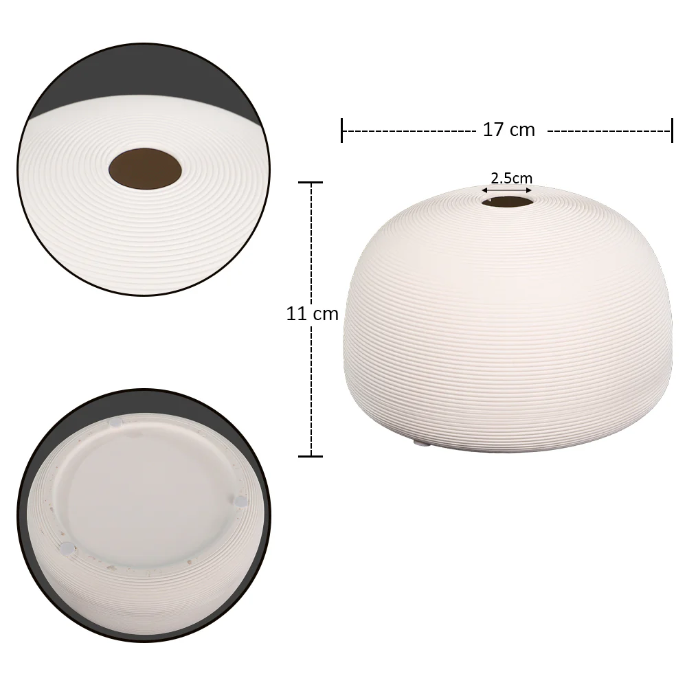 White Classic Ceramic Vase(Flower Not Included) - Image 3