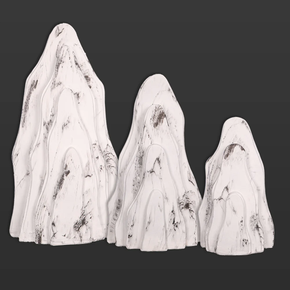 1 Set White-Gray Decorative Garden Stones (Other items not included) - Image 9