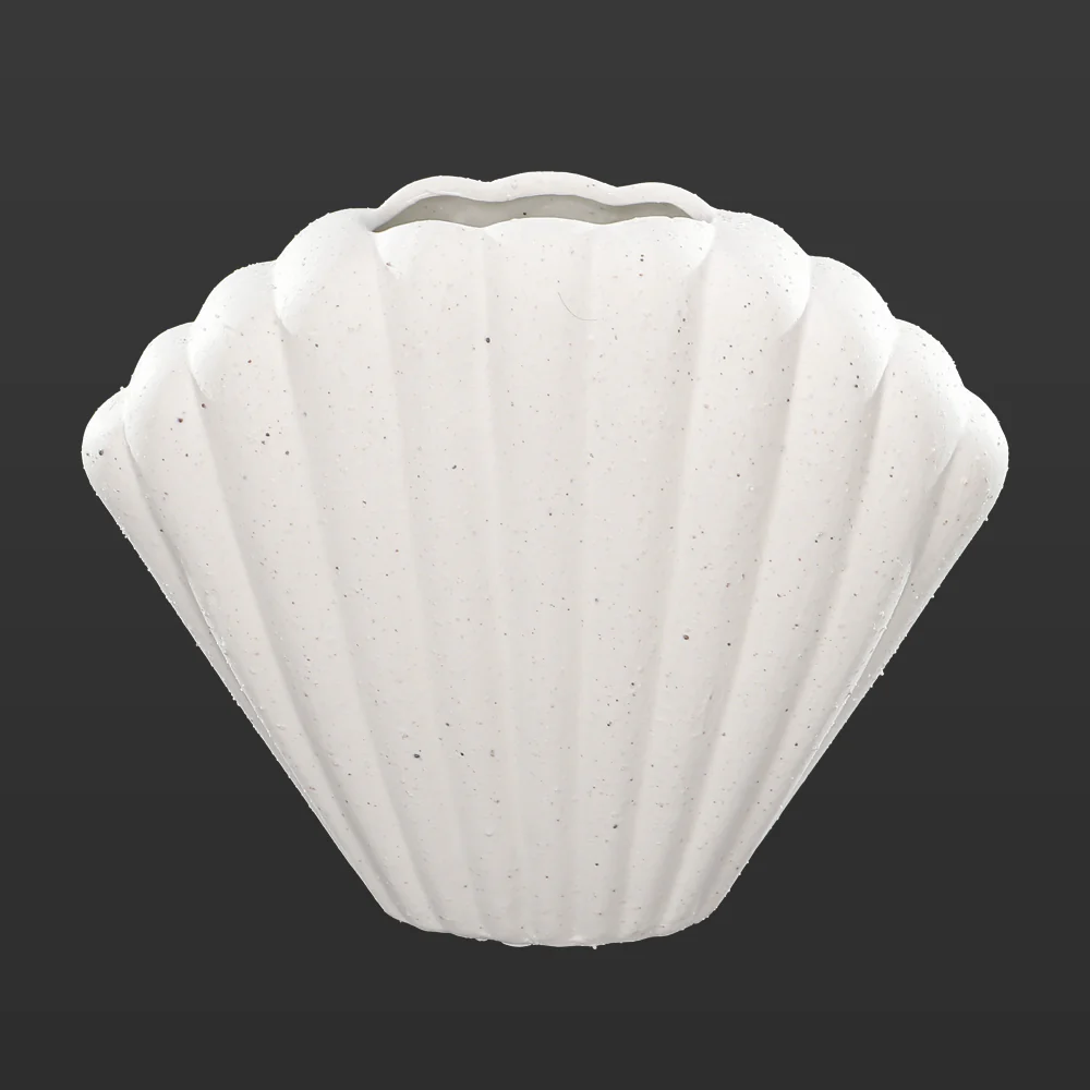 White Shell-Shaped Vase(Flower Not Included) - Image 8