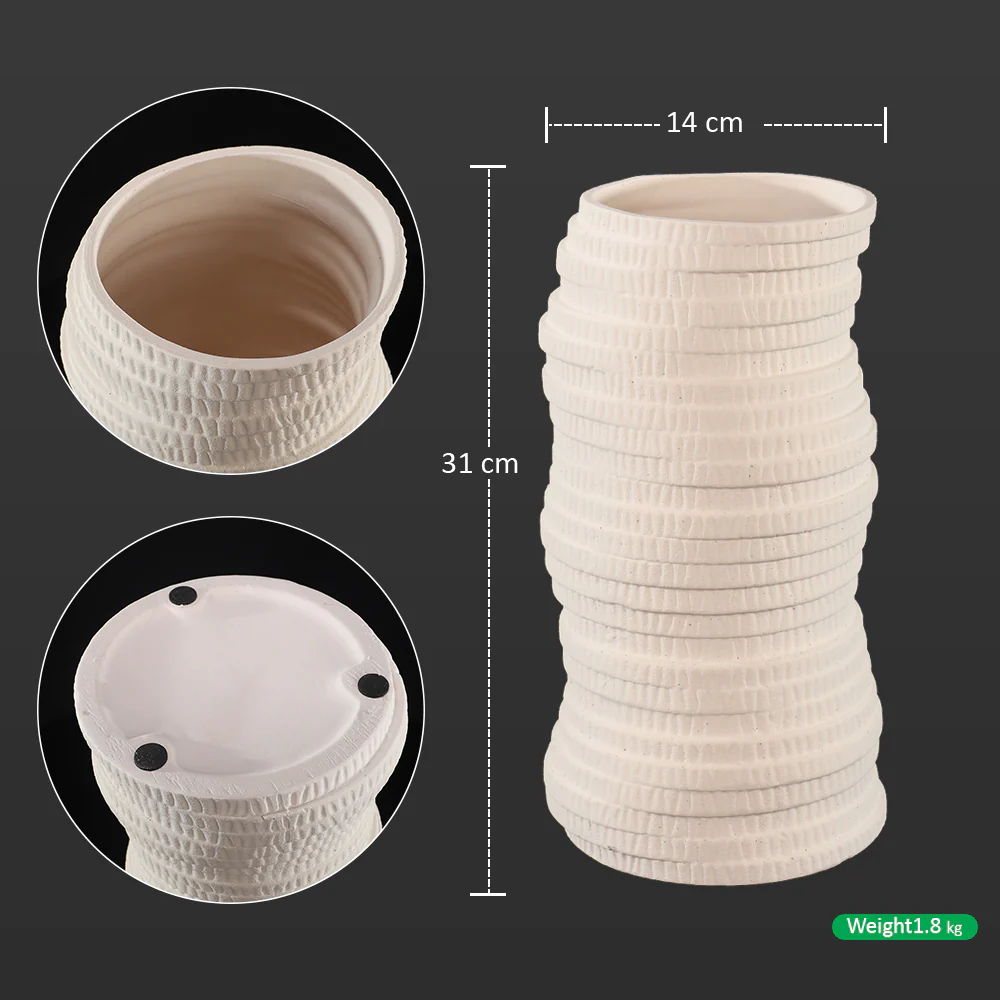 Unique Minimalist Ceramic Vase - Image 5