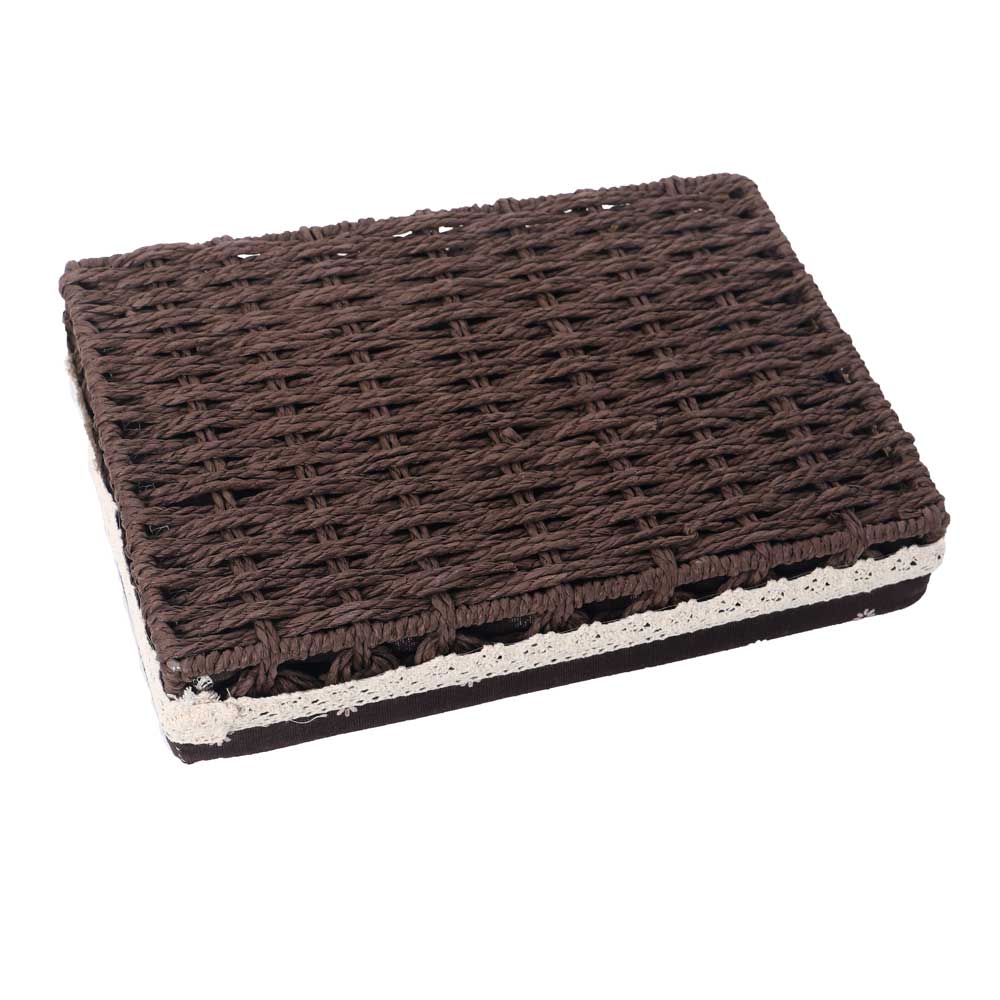 Wicker Baskets Storage Serving Tray(without accessories) - Image 3