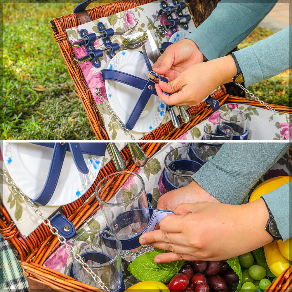 Wicker Picnic Basket(without accessories) - Image 6