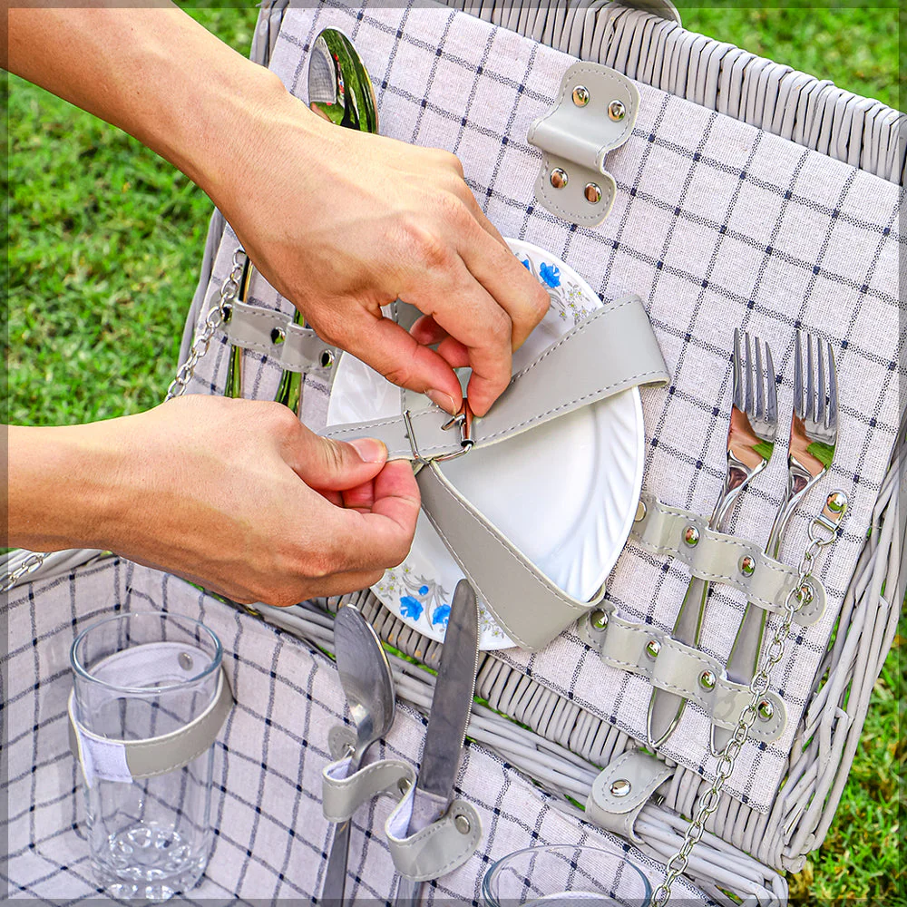 Wicker Picnic Basket(without accessories) - Image 7