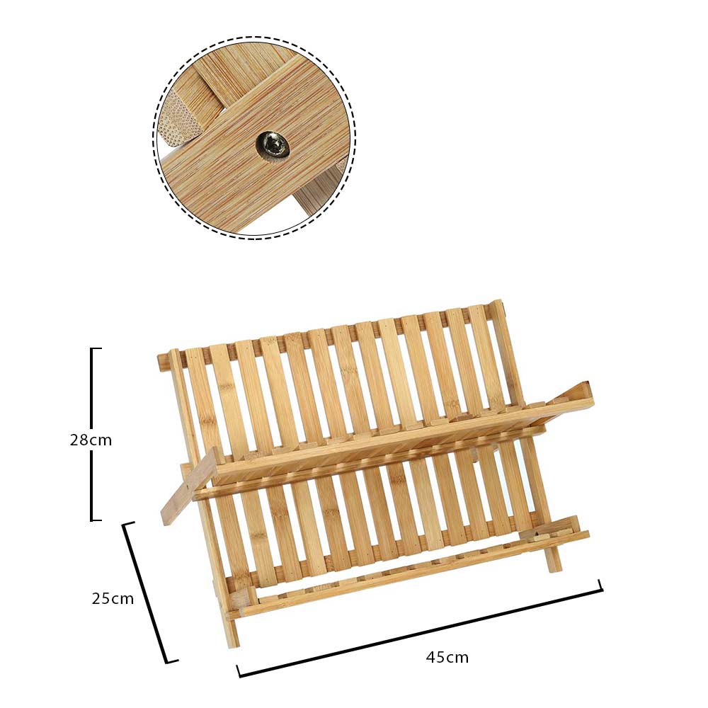 Wood Folding Dish Drainer(without accessories) - Image 2
