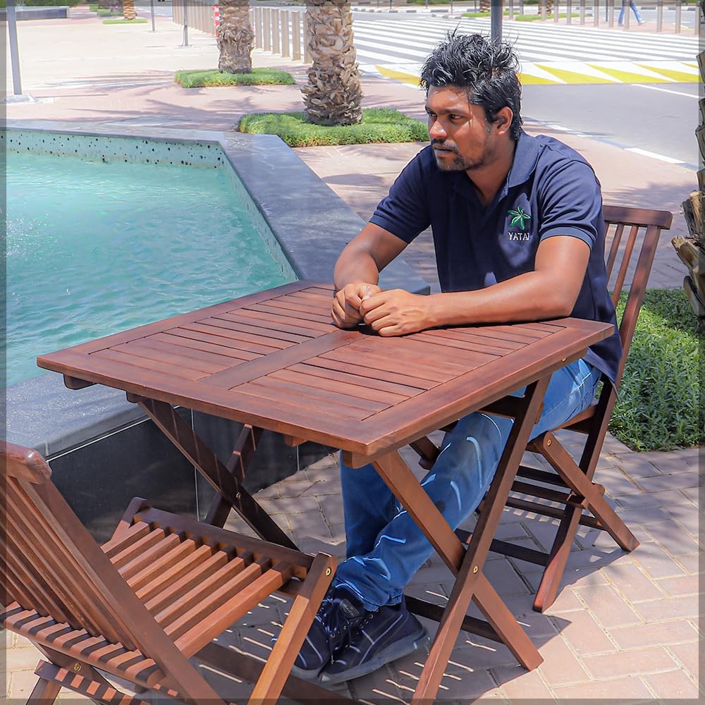 Wooden Folding Table - Image 6