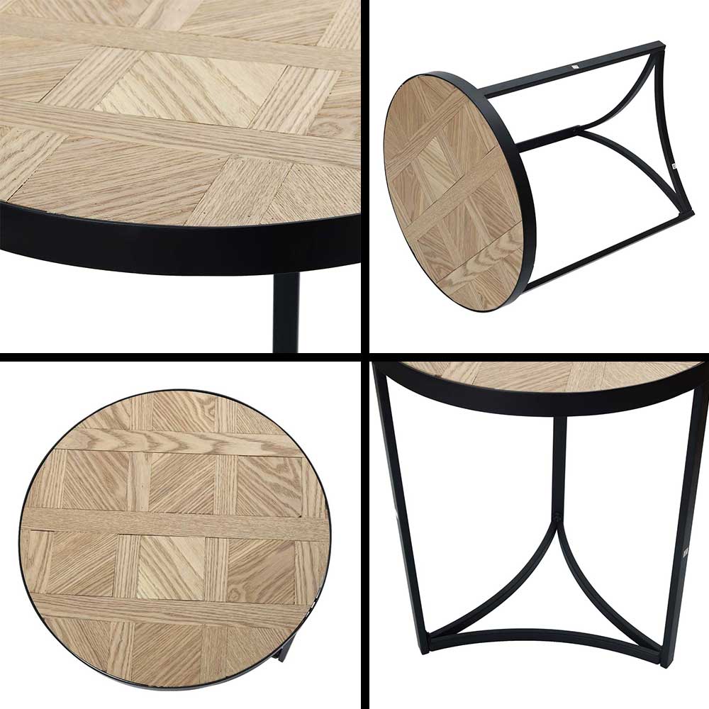 Wooden Round Top Nesting Table(without accessories) - Image 3